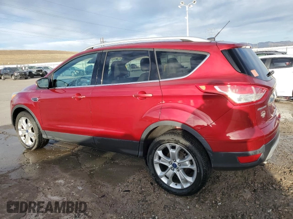 2014 Ford Escape Titanium with VIN 1FMCU0JX1EUB15697, listed as a Copart auction lot 48386535 with 86,178 mi miles and Salvage Title. Bid and sale history available at carsss.com. Image 2.