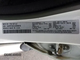 2020 Ram 1500 Big Horn with VIN 1C6RRFBG3LN394618, listed as a Copart auction lot 49051465 with 71,379 mi miles and Salvage Title. Bid and sale history available at carsss.com. Image 13.