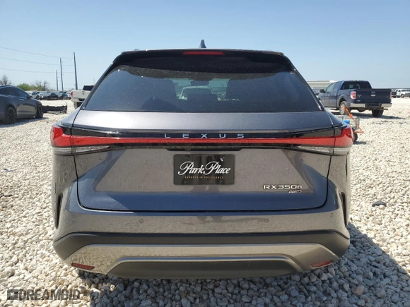 2023 Lexus RX with VIN 2T2BBMCA9PC019785, listed as a Copart auction lot 50263465 with 29,014 mi miles and Salvage Title. Bid and sale history available at carsss.com. Image 6.