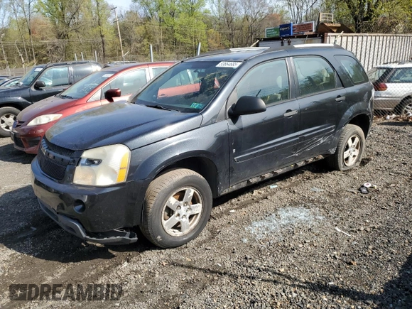 2008 Chevrolet Equinox LS with VIN 2CNDL23F586043462, listed as a Copart auction lot 53664685 with 159,269 mi miles and Salvage Title. Bid and sale history available at carsss.com. Image 1.
