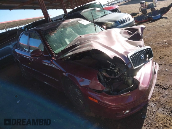 2004 Hyundai Sonata with VIN KMHWF25S44A944426, listed as a IAAI auction lot 41600969 with 1 mi miles. Bid and sale history available at carsss.com. Image 1.