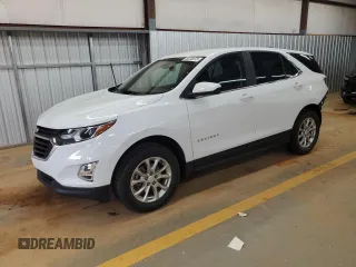 2021 Chevrolet Equinox LT with VIN 2GNAXTEV2M6141551, listed as a Copart auction lot 55253075 with 59,911 mi miles and Salvage title. Bid and sale history available at DreamBid. Image 1.