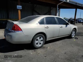 2008 Chevrolet Impala LT with VIN 2G1WT58K081223121, listed as a Copart auction lot 52123505 with 302,699 mi miles and Salvage Title. Bid and sale history available at DreamBid. Image 3.