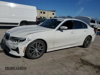 2020 BMW 3 Series 330i with VIN 3MW5R1J01L8B08554, listed as a Copart auction lot 47298125 with 98,461 mi miles and Salvage Title. Bid and sale history available at carsss.com. Image 1.