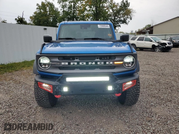 2022 Ford Bronco with VIN 1FMDE5CP6NLA87946, listed as a Copart auction lot 72008544 with 28,405 mi miles and Salvage Title. Bid and sale history available at DreamBid. Image 5.