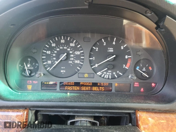 2003 BMW 5 Series 525iA with VIN WBADT43483GY99262, listed as a Copart auction lot 76890744 with 241,653 mi miles and Salvage Title. Bid and sale history available at carsss.com. Image 9.