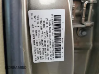 2009 Honda Accord LX-P z VIN JHMCP26449C008319, wystawiony jako Copart lot #49450135 z przebiegiem 181 891 mil mil oraz Szkoda całkowita • Salvage title. Historia ofert i sprzedaży dostępna na DreamBid. Obrazek 12.