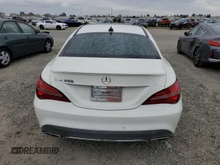2018 Mercedes-Benz CLA 250 with VIN WDDSJ4EB1JN579906, listed as a Copart auction lot 48003845 with 93,765 mi miles and Salvage Title. Bid and sale history available at DreamBid. Image 6.