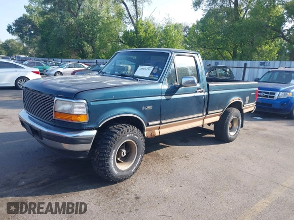1995 Ford F-150 with VIN 1FTEF14H0SNA66791, listed as a IAAI auction lot 42583333 with 236,624 mi miles and . Bid and sale history available at DreamBid. Image 2.