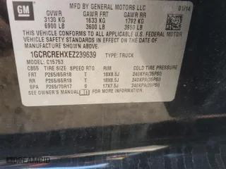 2014 Chevrolet Silverado 1500 LT with VIN 1GCRCREHXEZ239639, listed as a Copart auction lot 44065085 with 149,107 mi miles and Salvage Title. Bid and sale history available at carsss.com. Image 12.