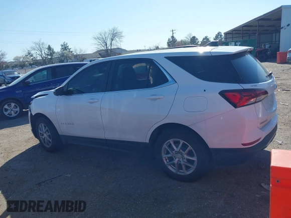 2023 Chevrolet Equinox LT with VIN 3GNAXKEG7PS107302, listed as a IAAI auction lot 41784827 with 59,398 mi miles and . Bid and sale history available at carsss.com. Image 14.
