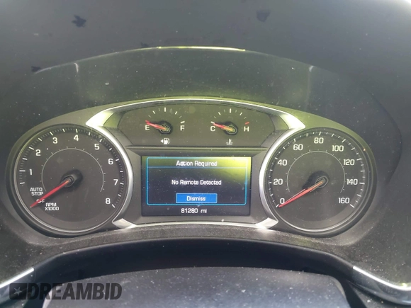 2020 Chevrolet Equinox LT with VIN 3GNAXKEV6LS677638, listed as a IAAI auction lot 41746460 with 81,280 mi miles. Bid and sale history available at carsss.com. Image 7.