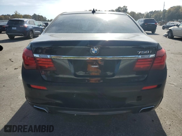 2013 BMW 7 Series 750i with VIN WBAYA8C57DC996582, listed as a Copart auction lot 79250334 with 82,336 mi miles and Clean Title. Bid and sale history available at DreamBid. Image 6.