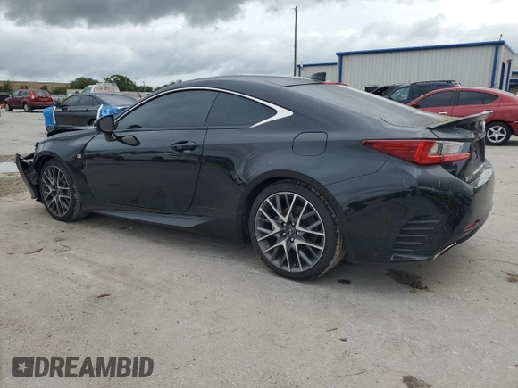 2018 Lexus RC 300 with VIN JTHHA5BC6J5008725, listed as a Copart auction lot 74553644 with 80,119 mi miles and Salvage title. Bid and sale history available at DreamBid. Image 2.