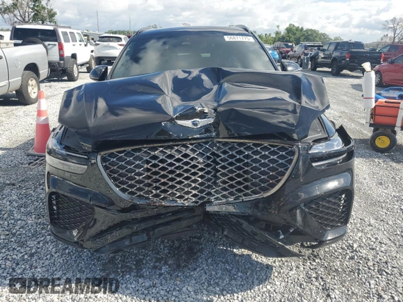 2025 Genesis GV70 Sport with VIN 5NMMCDTC0SH031404, listed as a Copart auction lot 56871775 with 1,687 mi miles and Salvage title. Bid and sale history available at DreamBid. Image 5.