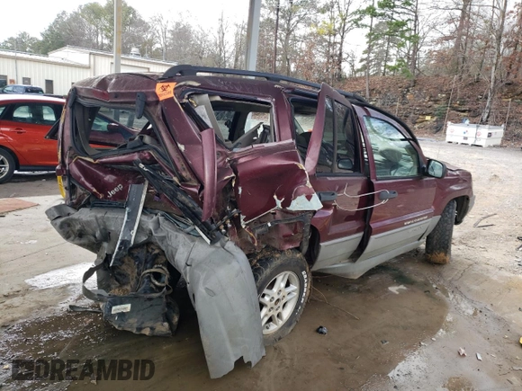 2002 Jeep Grand Cherokee Laredo с VIN 1J4GX48S02C257582, выставлен на аукционе Copart как лот 88787515 с пробегом Не указан миль и Списание • Salvage title. История ставок и продаж доступна на DreamBid. Изображение 3.