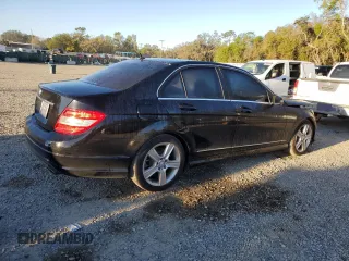 2011 Mercedes-Benz C with VIN WDDGF5EB8BA520485, listed as a Copart auction lot 48721045 with 167,179 mi miles and Salvage Title. Bid and sale history available at carsss.com. Image 3.