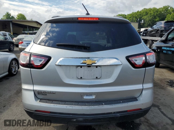 2017 Chevrolet Traverse LS with VIN 1GNKRFKD8HJ354654, listed as a Copart auction lot 63557974 with 137,467 mi miles and Clean Title. Bid and sale history available at carsss.com. Image 6.