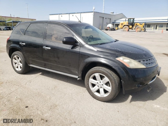 2006 Nissan Murano S with VIN JN8AZ08T86W400133, listed as a Copart auction lot 66763564 with 136,792 mi miles and Salvage Title. Bid and sale history available at carsss.com. Image 4.