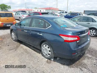2013 Nissan Sentra SV with VIN 1N4AB7AP2DN903154, listed as a IAAI auction lot 42151411 with 207,274 mi miles. Bid and sale history available at carsss.com. Image 3.
