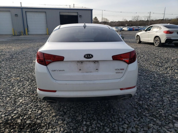 2013 Kia Optima EX with VIN 5XXGN4A71DG229889, listed as a Copart auction lot 51464835 with 147,592 mi miles and Clean Title. Bid and sale history available at carsss.com. Image 6.