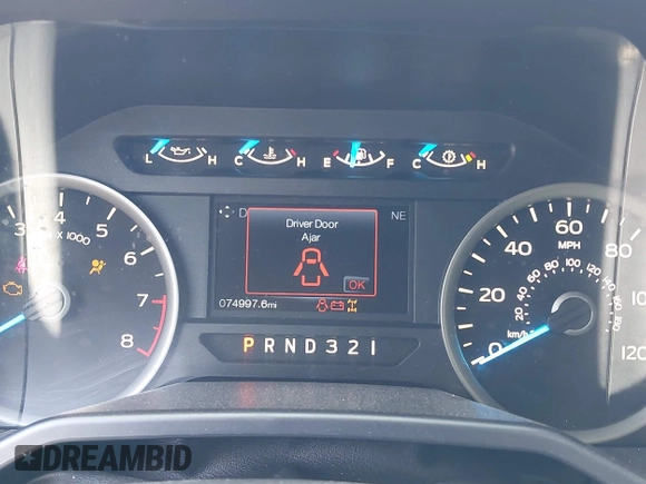 2016 Ford F-150 XLT with VIN 1FTEW1C84GKD11442, listed as a IAAI auction lot 42400454 with 74,997 mi miles and . Bid and sale history available at DreamBid. Image 7.