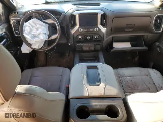 2021 GMC Sierra 1500 SLT with VIN 3GTU9DEDXMG420408, listed as a Copart auction lot 88585485 with 0 mi miles and Salvage Title. Bid and sale history available at carsss.com. Image 8.
