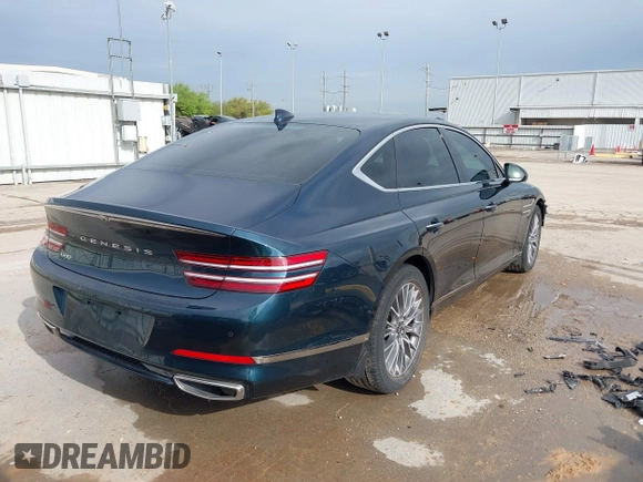 2021 Genesis G80 2.5T z VIN KMTGB4SC8MU073253, wystawiony jako IAAI lot #41877970 z przebiegiem 36 562 mil mil oraz . Historia ofert i sprzedaży dostępna na DreamBid. Obrazek 4.