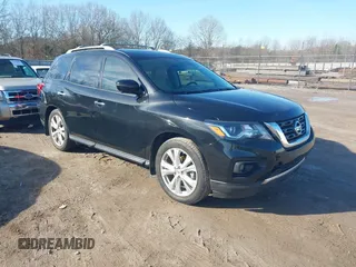 2018 Nissan Pathfinder S with VIN 5N1DR2MN0JC675254, listed as a IAAI auction lot 41492432 with 66,571 mi miles and . Bid and sale history available at DreamBid. Image 1.