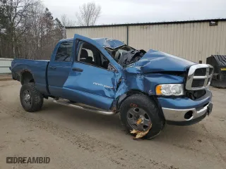 2005 Dodge Ram 2500 SLT with VIN 3D7KS28C95G836976, listed as a Copart auction lot 47274175 with 215,748 mi miles and Salvage Title. Bid and sale history available at carsss.com. Image 4.