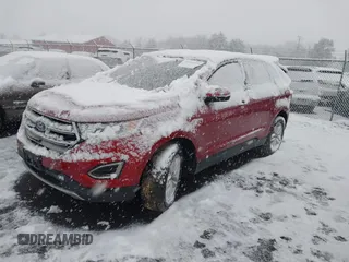 2015 Ford Edge SEL with VIN 2FMTK4J82FBC08483, listed as a IAAI auction lot 41552998 with 124,720 mi miles. Bid and sale history available at carsss.com. Image 19.