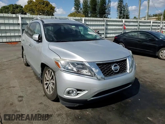 2014 Nissan Pathfinder SL with VIN 5N1AR2MN7EC627968, listed as a Copart auction lot 43920065 with 47,210 mi miles and Salvage Title. Bid and sale history available at DreamBid. Image 12.