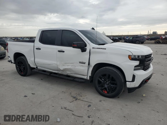 2021 Chevrolet Silverado 1500 RST with VIN 1GCPWDED7MZ414619, listed as a Copart auction lot 41776115 with 51,188 mi miles and Salvage Title. Bid and sale history available at carsss.com. Image 4.
