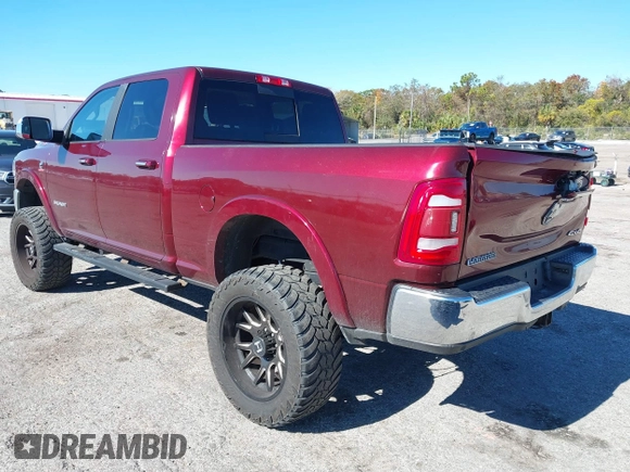 2019 Ram 2500 Laramie with VIN 3C6UR5FL1KG537617, listed as a IAAI auction lot 41076191 with 82,818 mi miles. Bid and sale history available at carsss.com. Image 3.