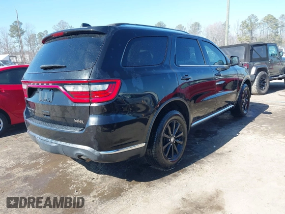 2015 Dodge Durango SXT with VIN 1C4RDJAG3FC695918, listed as a IAAI auction lot 41715629 with 143,460 mi miles and . Bid and sale history available at DreamBid. Image 4.