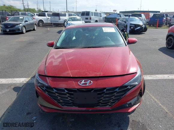 2023 Hyundai Elantra Limited with VIN KMHLP4AG7PU496943, listed as a IAAI auction lot 41539814 with 11,057 mi miles. Bid and sale history available at carsss.com. Image 12.