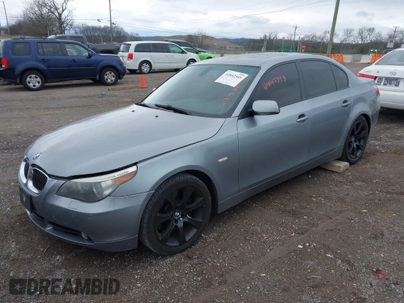 2006 BMW 5 Series 550i with VIN WBANB53536CN93295, listed as a IAAI auction lot 41842345 with 165,488 mi miles and . Bid and sale history available at DreamBid. Image 2.