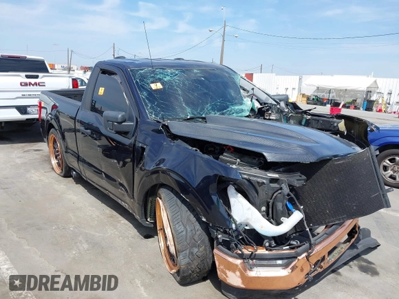 2021 Ford F-150 XL with VIN 1FTMF1E55MKD82627, listed as a IAAI auction lot 41999295 with Not provided miles and . Bid and sale history available at DreamBid. Image 1.