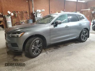 2020 Volvo XC60 Momentum with VIN YV4A22RK7L1410661, listed as a Copart auction lot 53237445 with 57,819 mi miles and Salvage title. Bid and sale history available at DreamBid. Image 1.