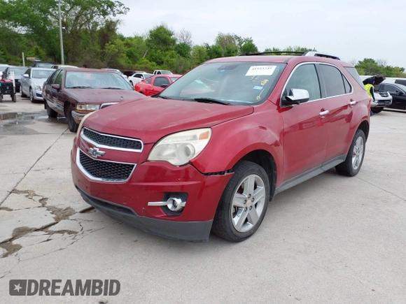 2014 Chevrolet Equinox LTZ with VIN 2GNALDEK8E6237743, listed as a IAAI auction lot 41923745 with 185,891 mi miles. Bid and sale history available at carsss.com. Image 2.