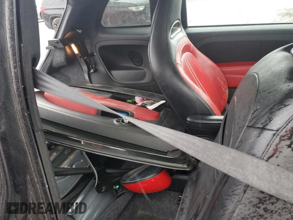 2012 FIAT 500 Abarth with VIN 3C3CFFFH8CT351617, listed as a Copart auction lot 50002195 with 84,996 mi miles and Salvage title. Bid and sale history available at DreamBid. Image 11.