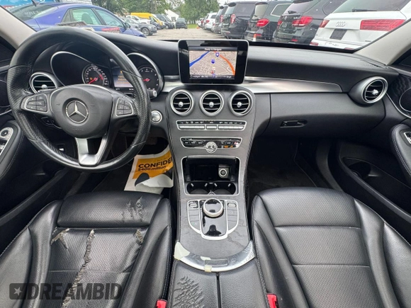 2017 Mercedes-Benz C 300 with VIN 55SWF4KB1HU189364, listed as a Copart auction lot 60695485 with 69,046 mi miles and Clean title. Bid and sale history available at DreamBid. Image 9.