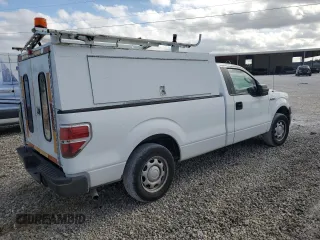 2010 Ford F-150 XL with VIN 1FTMF1CW9AKA46583, listed as a Copart auction lot 82079614 with 118,374 mi miles and Clean title. Bid and sale history available at DreamBid. Image 3.