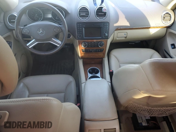 2009 Mercedes-Benz GL-Class 3.0L BlueTEC with VIN 4JGBF25E09A498663, listed as a Copart auction lot 54608385 with 0 mi miles and Clean Title. Bid and sale history available at carsss.com. Image 8.
