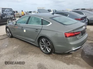 2023 Audi A5 Sportback S line Premium with VIN WAUDACF53PA032901, listed as a Copart auction lot 74428984 with Not provided miles and Non repairable. Bid and sale history available at DreamBid. Image 2.