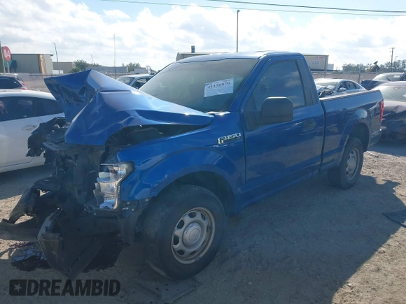 2018 Ford F-150 XL with VIN 1FTMF1CB7JFD79550, listed as a IAAI auction lot 41156870 with 72,629 mi miles and . Bid and sale history available at DreamBid. Image 17.