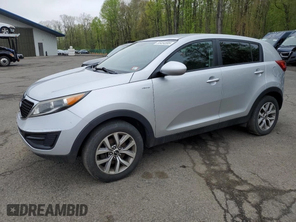 2015 Kia Sportage LX with VIN KNDPBCAC9F7764674, listed as a Copart auction lot 55454595 with 138,438 mi miles and Clean Title. Bid and sale history available at carsss.com. Image 1.