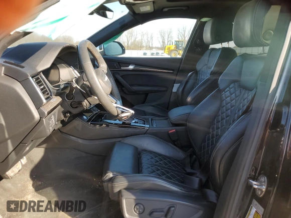 2021 Audi SQ5 Premium Plus with VIN WA1B4AFY3M2022417, listed as a Copart auction lot 40376364 with 37,831 mi miles and . Bid and sale history available at DreamBid. Image 7.