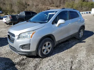 2016 Chevrolet Trax LT with VIN 3GNCJPSB4GL262075, listed as a Copart auction lot 46150865 with 98,283 mi miles and Salvage Title. Bid and sale history available at carsss.com. Image 1.