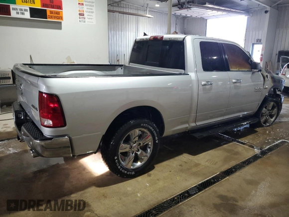 2018 Ram 1500 Big Horn with VIN 1C6RR7GT7JS233781, listed as a Copart auction lot 44388205 with Not provided miles and Salvage title. Bid and sale history available at DreamBid. Image 3.